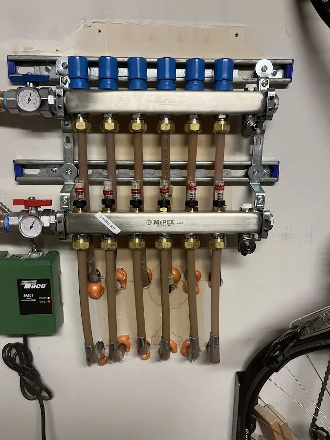 Plumber performing Gas Leak Detection at a residential property in Perth